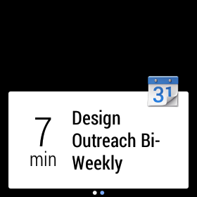 Android Wear notificación calendario