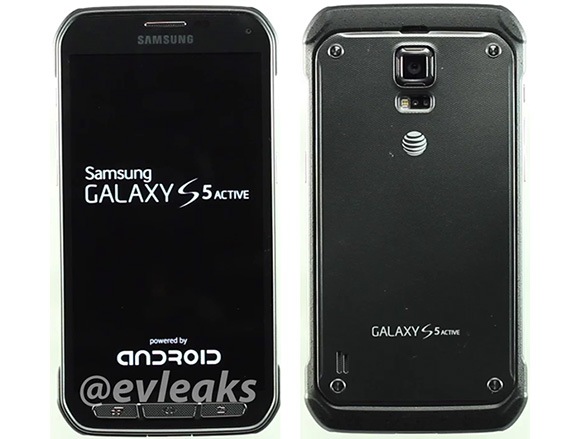 Samsung Galaxy S5 Active frente y tras