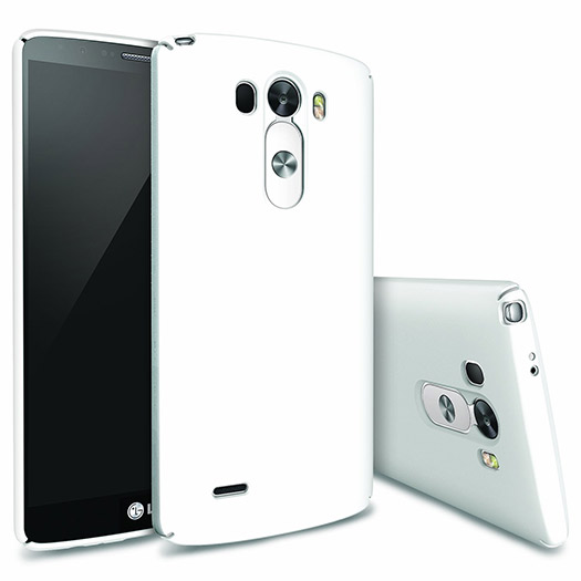 LG G3 con cubierta y gran altavoz color blanco