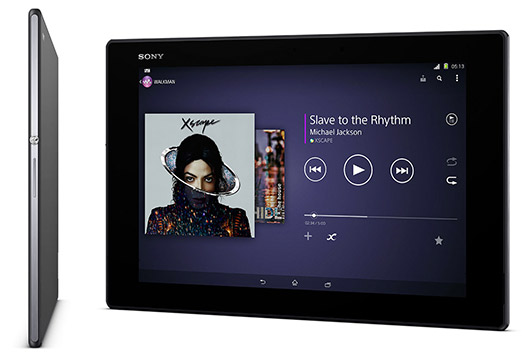 Sony Xperia Z2 Tablet Michael Jackson Music