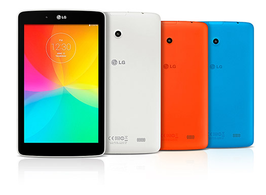 LG G Pad 7.0, G Pad 8.0 y G Pad 10.1 colores