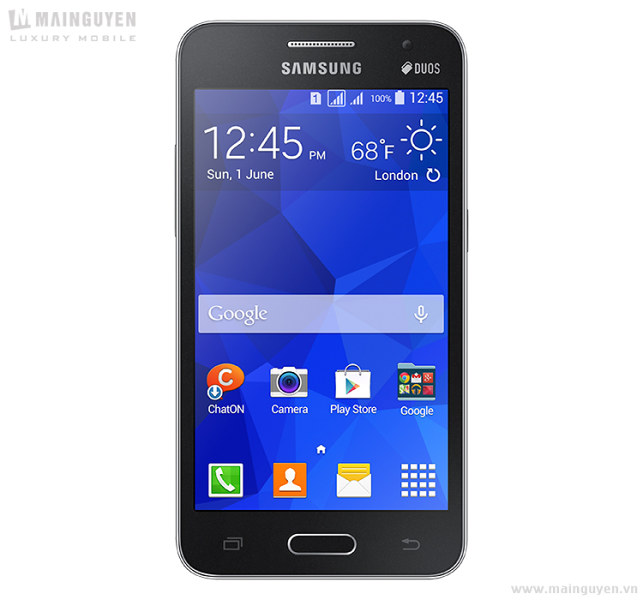 Samsung Galaxy Core 2 Duos color negro pantalla