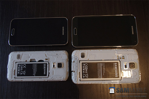 Samsung Galaxy S5 Mini y Galaxy S5 comparación