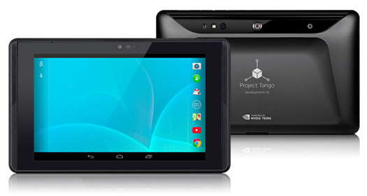 Google Tablet Tango Project color negro