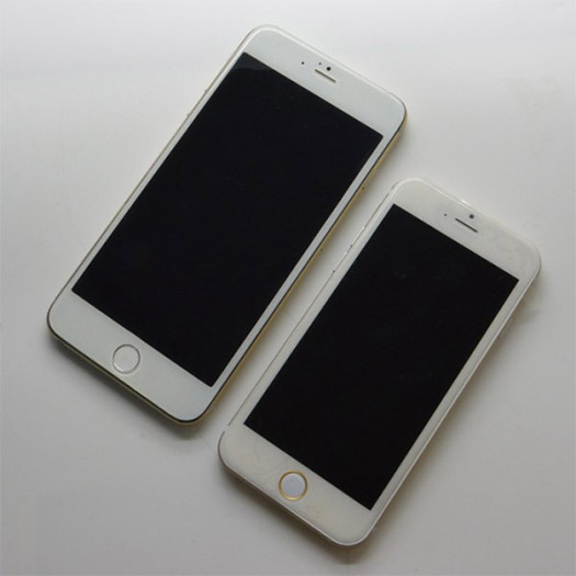 iPhone 6 de 5.5" phablet comparado con el iPhone 6 de 4.7" pantallas