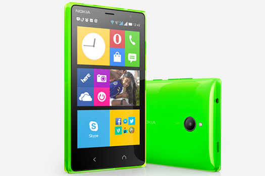 Nokia X2 oficial verde cámara y pantalla