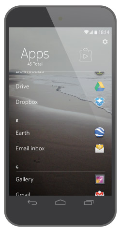 Nokia  Z Launcher para Android Apps