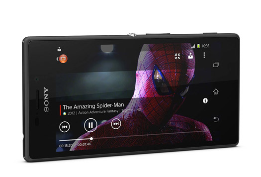 Sony Xperia M2 pantalla HD Spiderman