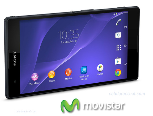 Sony Xperia T2 Ultra  phablet en México con Movistar