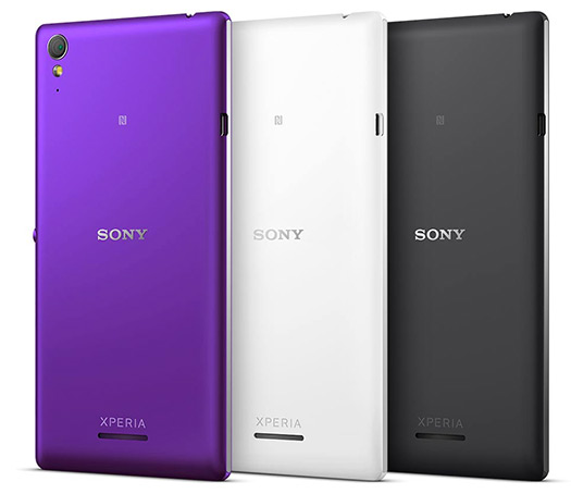 Sony Xperia T3 oficial cámara trasera en México colores