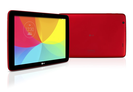  LG G Pad 10.1 color rojo