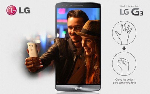 LG G3 Selfie Gesture - gesto para las selfies