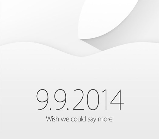 Apple invitación 9 de septiembre 2014