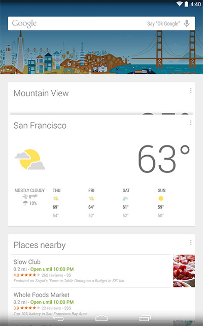 Google Now Lanucher para todos los Android