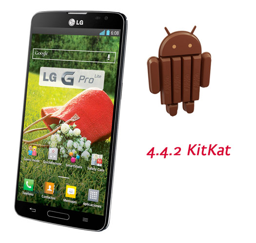 LG G Pro Lite con Android 4.4 KitKat con Telcel México