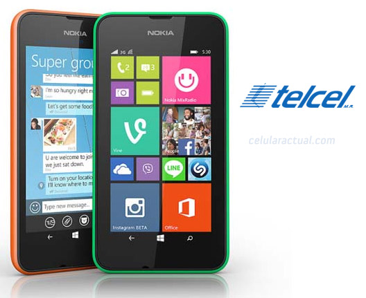 Nokia Lumia 530 con Telcel México