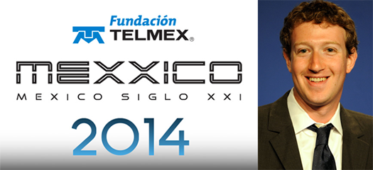 Mark Zuckerberg en Telmex México Siglo XXI 2014