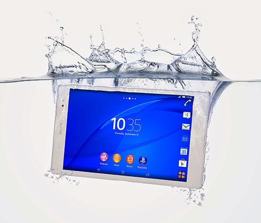  Sony presenta la Xperia Z3 Tablet Compact dentro del agua