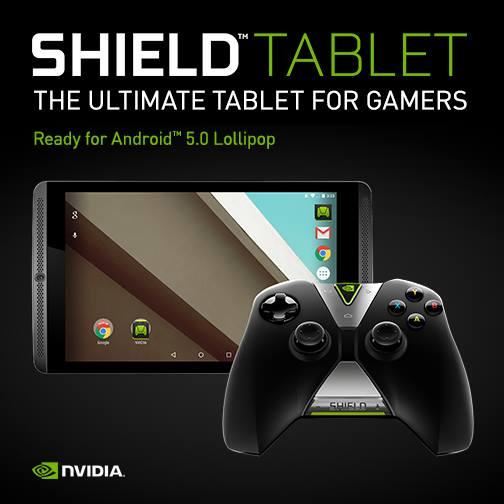 Nvidia Shield Tablet actualización a Android 5.0 Lollipop