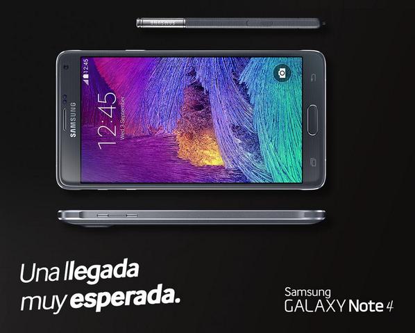 Samsung Galaxy Note 4 en México con Telcel