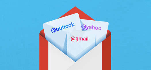 Gmail con Yahoo y Outlook