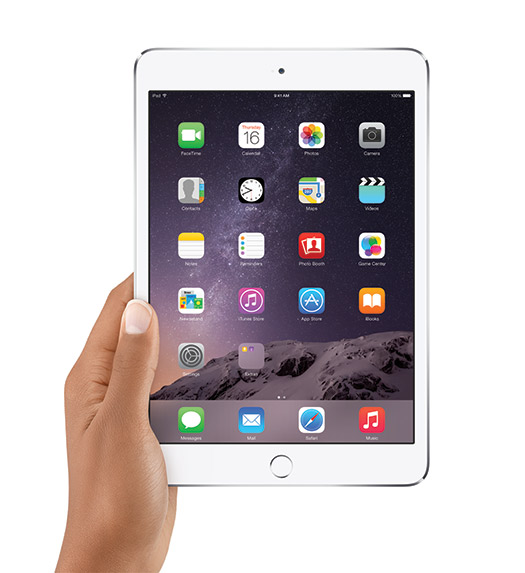 Apple iPad mini 3 con sensor Touch ID