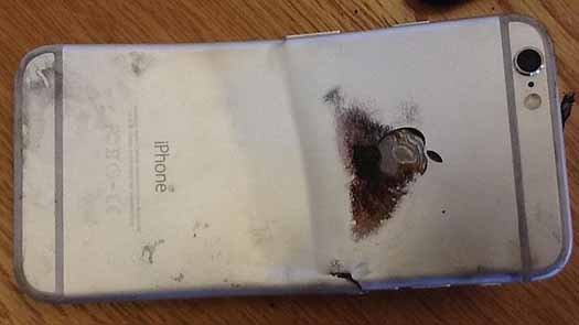 iPhone 6 quemado