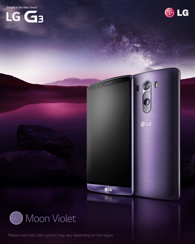 LG G3 Moon Violet