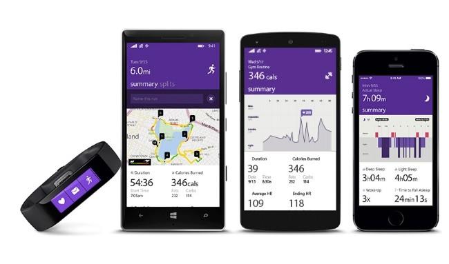 Microsoft Band reloj inteligente  compatible con Windows Phone Android y iOS