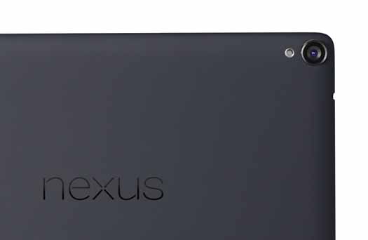 Detalle cámara Nexus 9