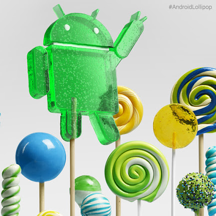 Android Lollipop piruleta