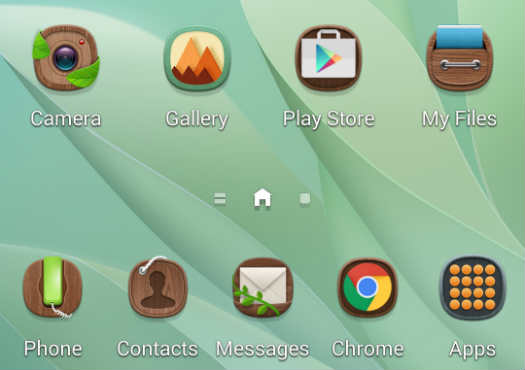 TouchWiz themes de Samsung