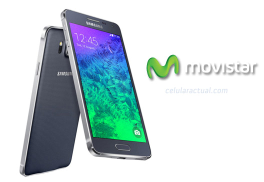 Samsung Galaxy Alpha en Movistar México logos