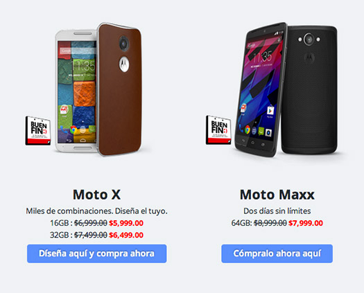 Ofertas Motorola Buen fin 2014