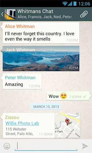 WhatsApp con cifrando los mensajes