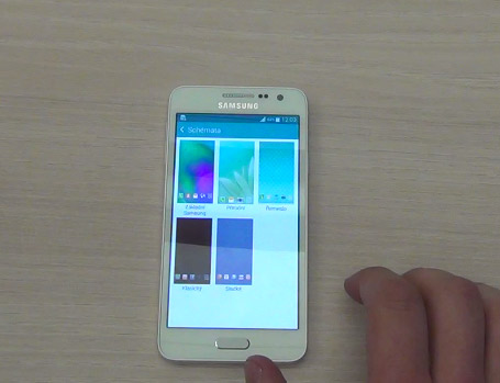 Video del Galaxy A3 con los Themes del TouchWIz de Samsung
