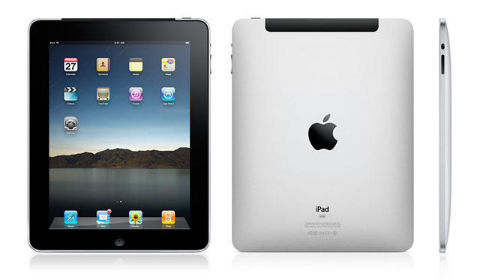 Primer iPad tres vistas
