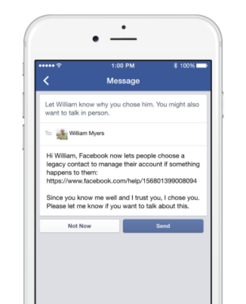 facebook-contacto-heredero-mensaje