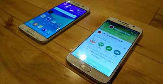 Samsung Galaxy S6 y S6 Edge foto real