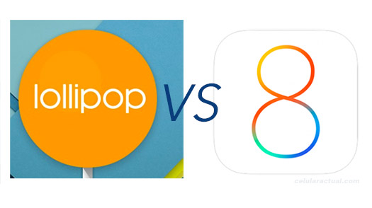 Lollipop vs iOS 8