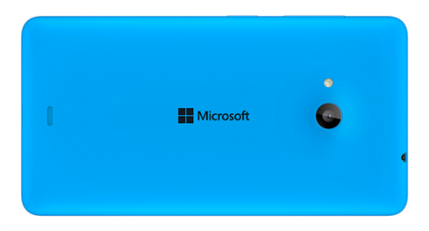 Lumia 530 azul parte trasera