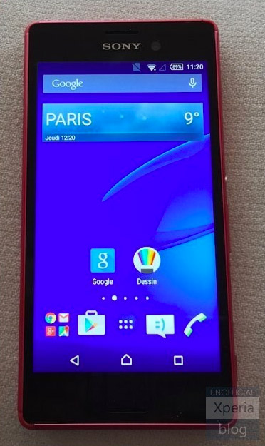 Sony Xperia M4 Aqua pantalla