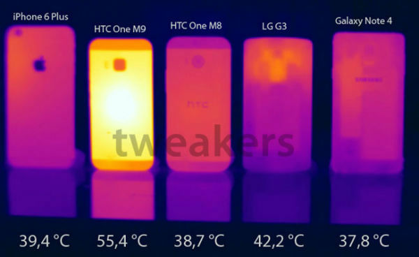 HTC One M9 problemas de calentamiento