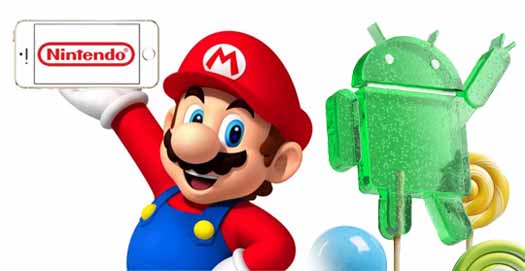 Nintendo y Android logos