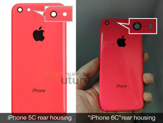 iPhone 6c comparado con el 5c filtracion de cámara