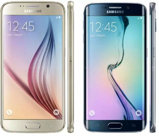 Galaxy S6 vs Galaxy S6 Edge foto