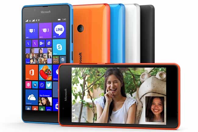 Lumia 540 Dual SIM colores