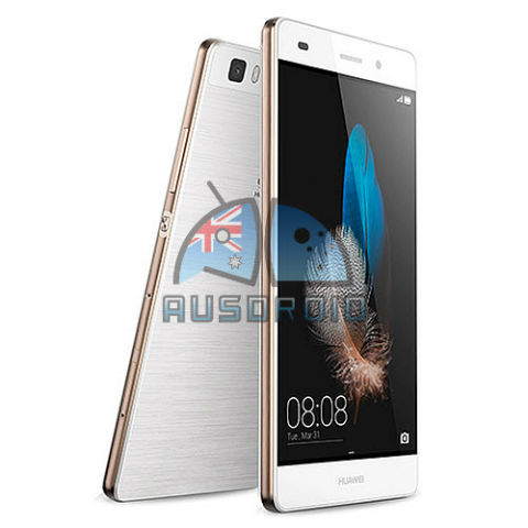 Huawei P8 diseño filtrado en blanco