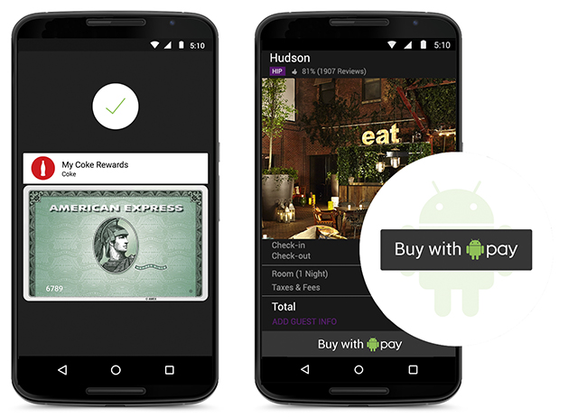 Android Pay "Comprar con Android Pay"
