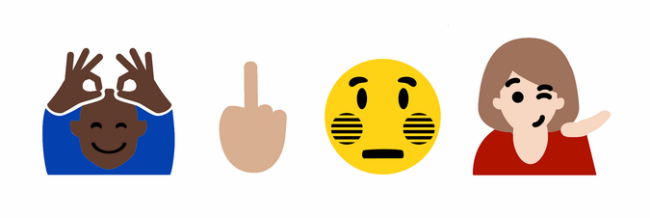Emoji dedo medio para Windows10